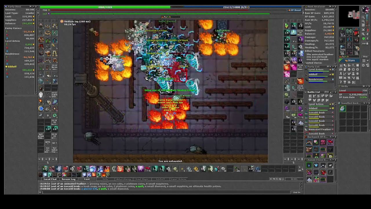 Ice Library- 750MS Full TH 6/7kk/h raw 14kk/h 225%