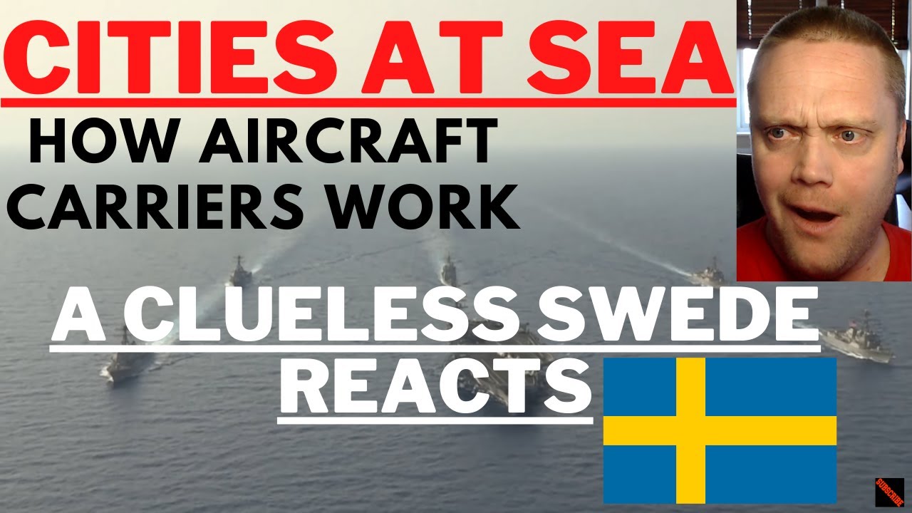 A swede reacts: To Cities at Sea - How Aircraft Carriers Work by (Wendover Productions)