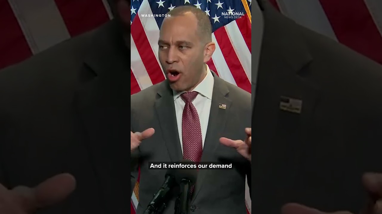 House Democratic Leader Jeffries: 'We cannot trust the DOJ'