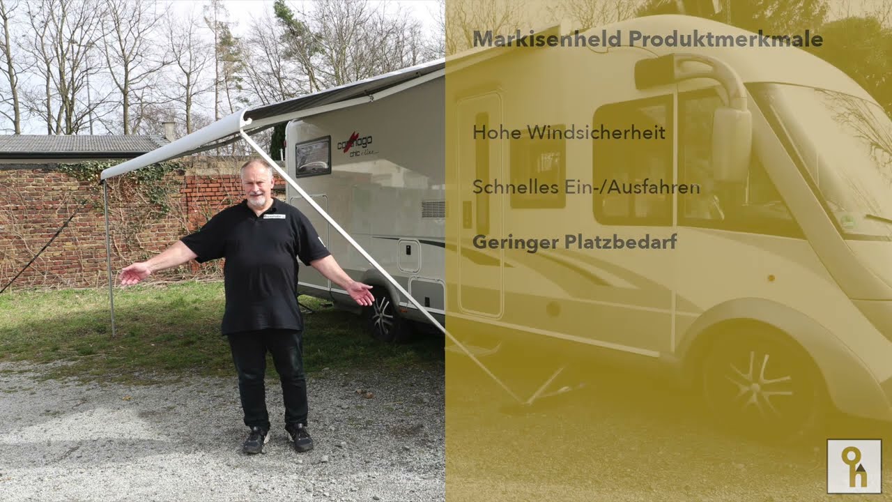 Wohnmobil Markise gegen Wind sichern: Markisenheld (Teil 1 - Produktmerkmale)