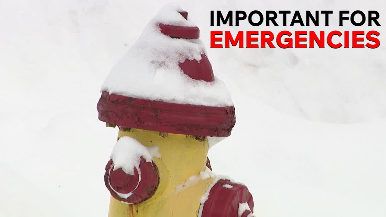 Why clearing snow from fire hydrants is important for emergencies