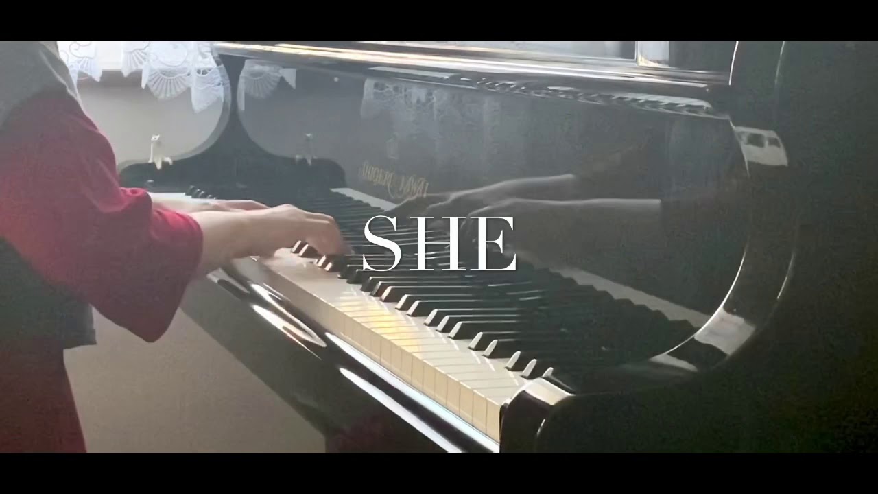 SHE／Elvis Costello ／Notting Hill (piano cover) 映画「ノッティングヒルの恋人」より【美しく響くピアノソロ上級】