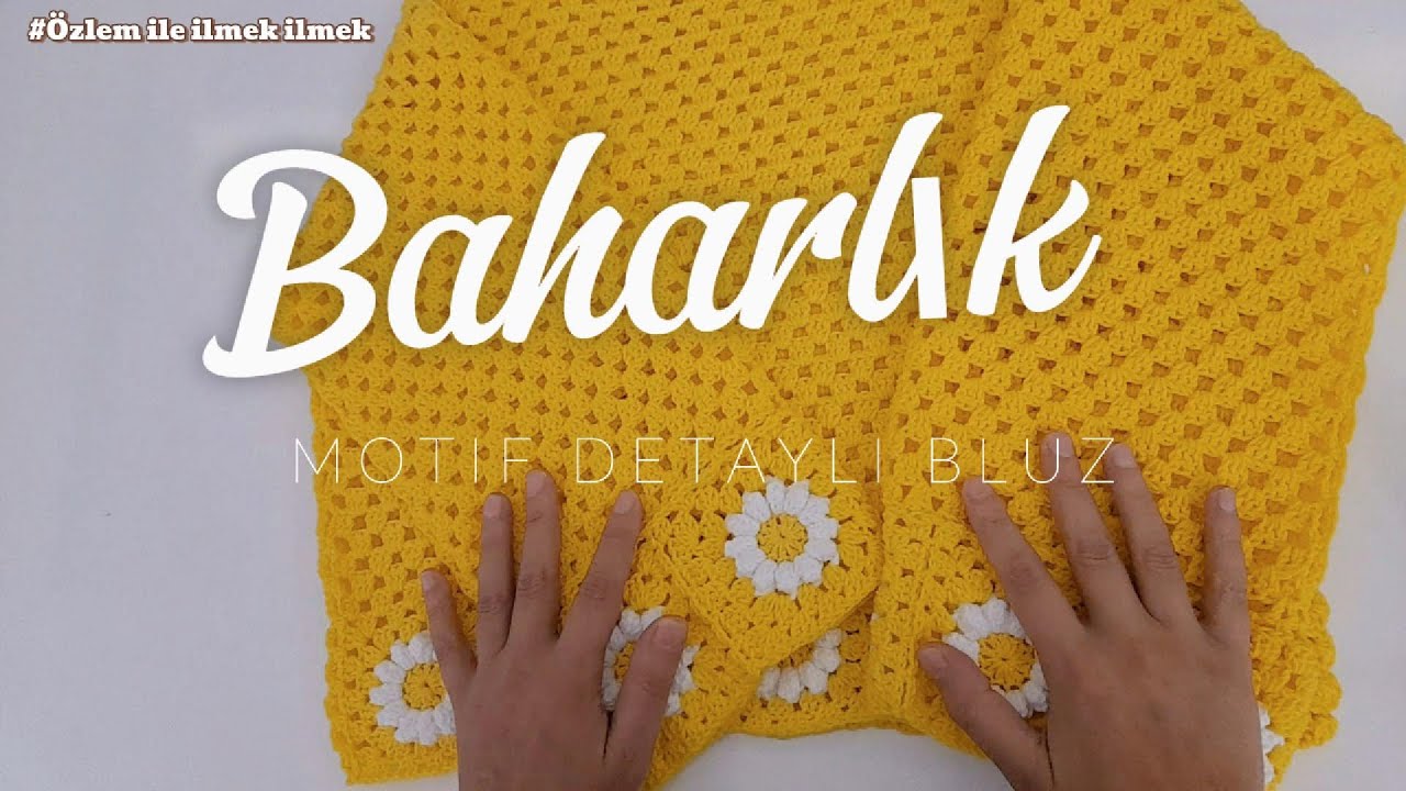 Baharlık Motifli Bluz (TIĞ) işi