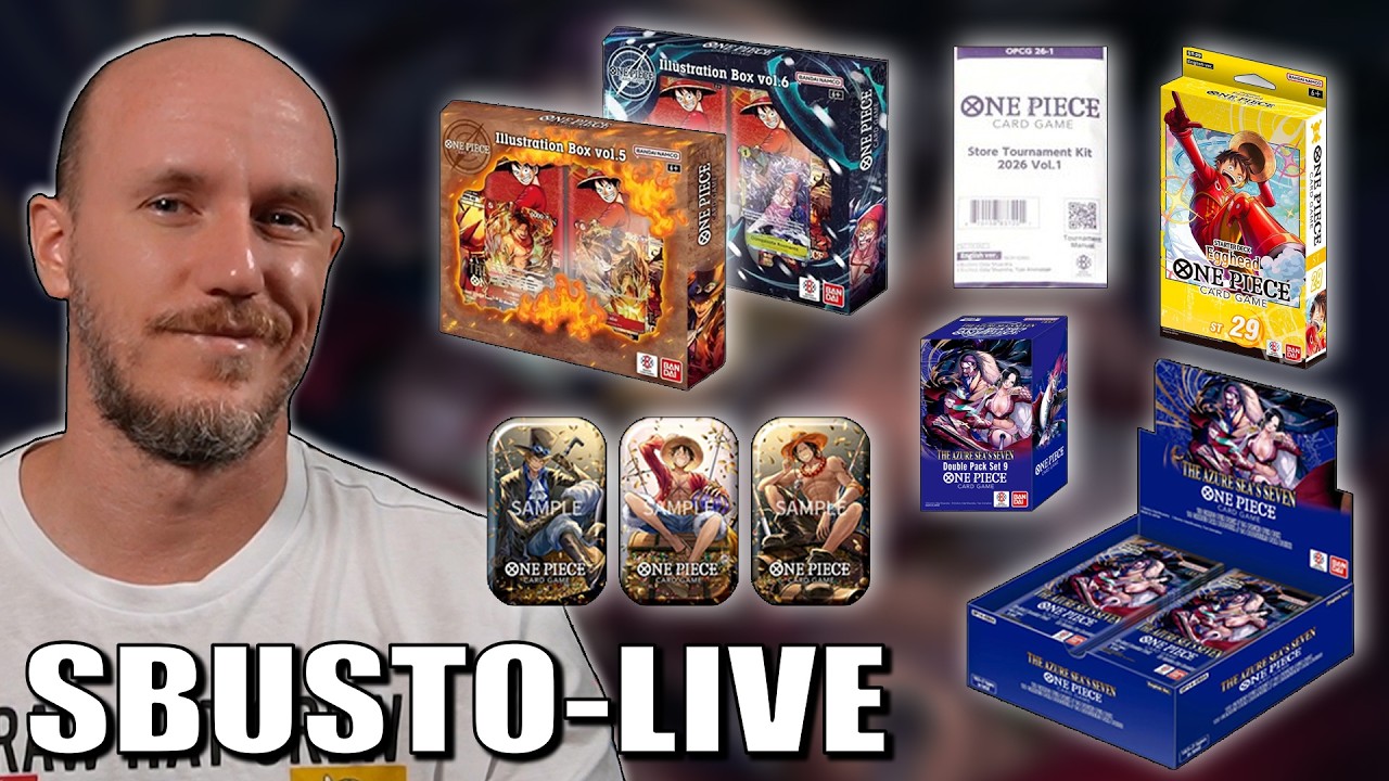 SBUSTO-LIVE: OP-13, OP-14, Illustration Box 5 e 6, MiniTin Vol.2 e molto altro!