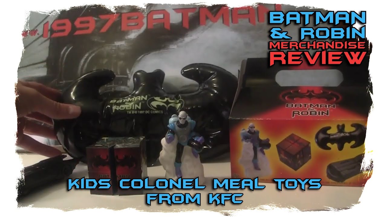 Обзор товаров Batman & Robin — детские игрушки с изображением Полковника от KFC