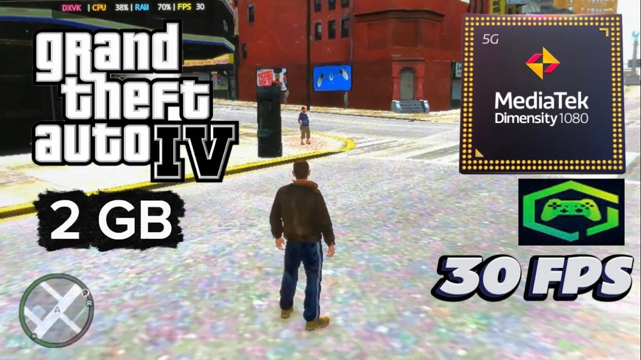 Grand Theft Auto IV Lite 2 GB Gamehub Brasil Dimensity 1080 Free Roam + Settings