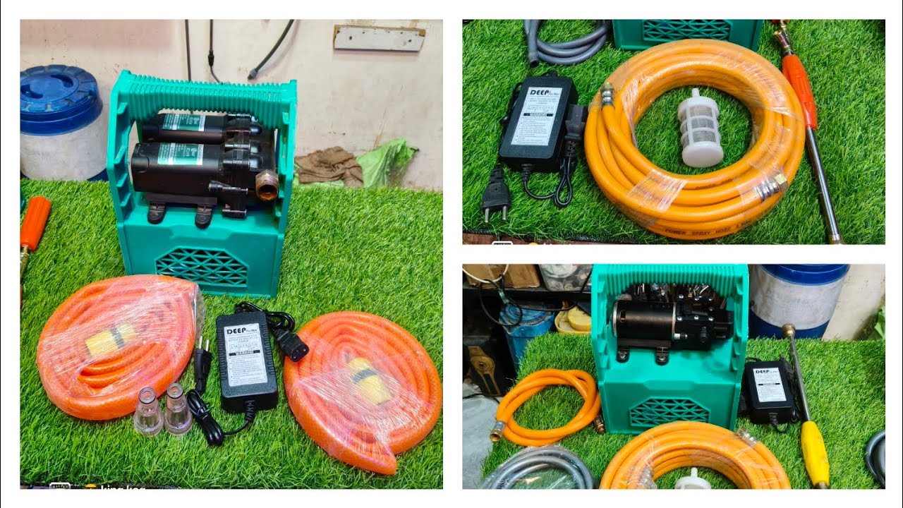 Agriculture spreyer and fartilizer All types portebal  complete set #video #leadacidbattery #motor 