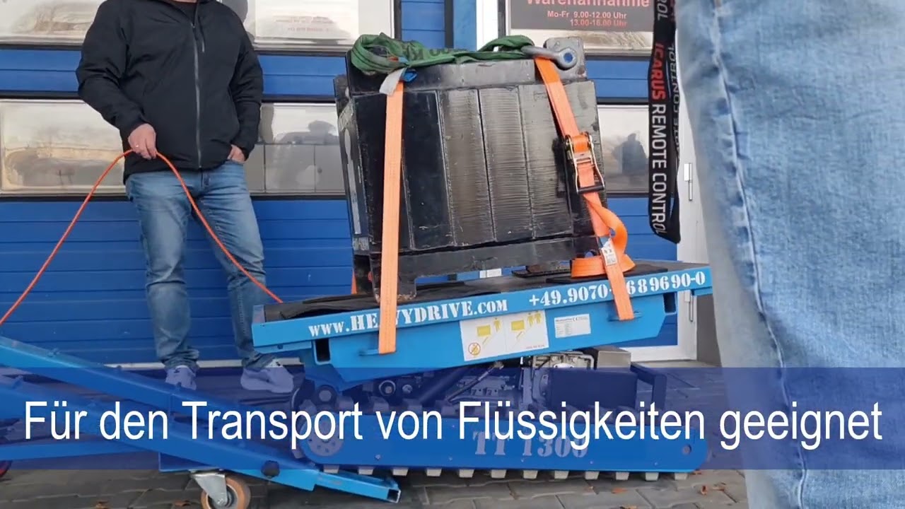 Der Treppentransporter TT 1300 der Heavydrive GmbH