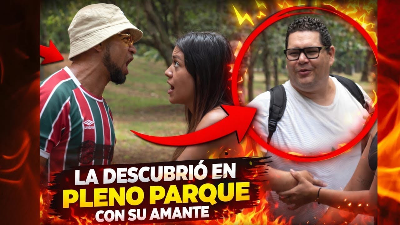 La descubrió en un parque con su amante