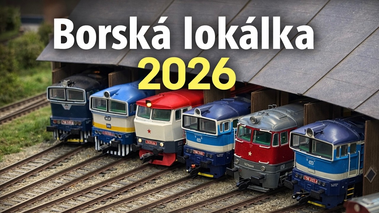 Výstava modelové železnice Borská lokálka 2026
