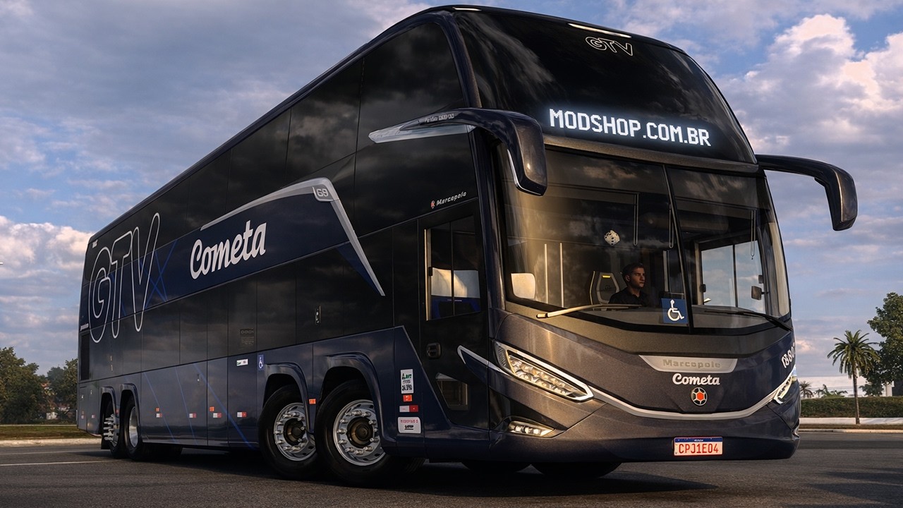 VIAÇÃO COMETA A SERVIÇO PIRACICABANA - AMERICANA X LIMEIRA - MAPA RBR ETS 2 1.56 !!!!!