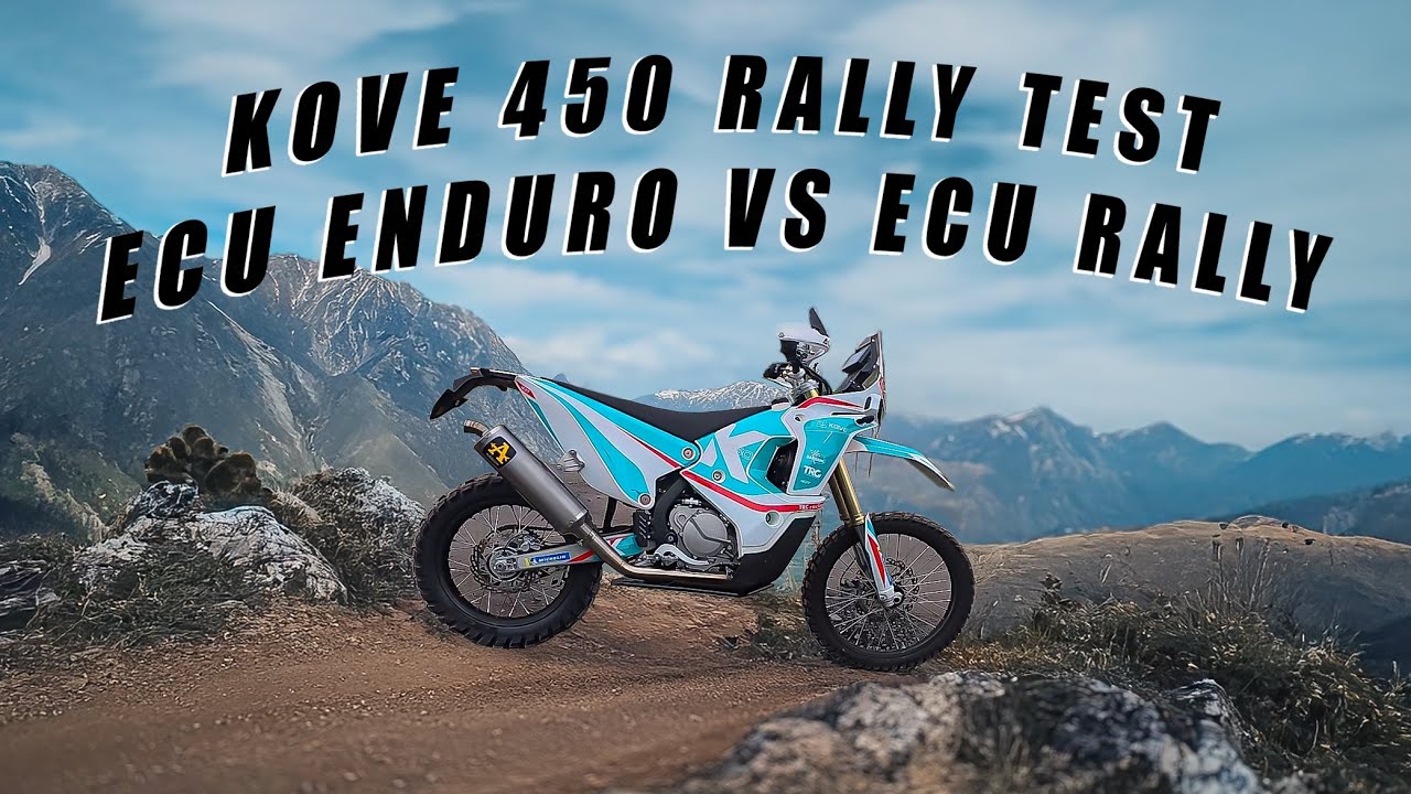 450 Kove Rally :  ECU TRC Enduro VS ECU TRC Rally + Ligne Arrow le test