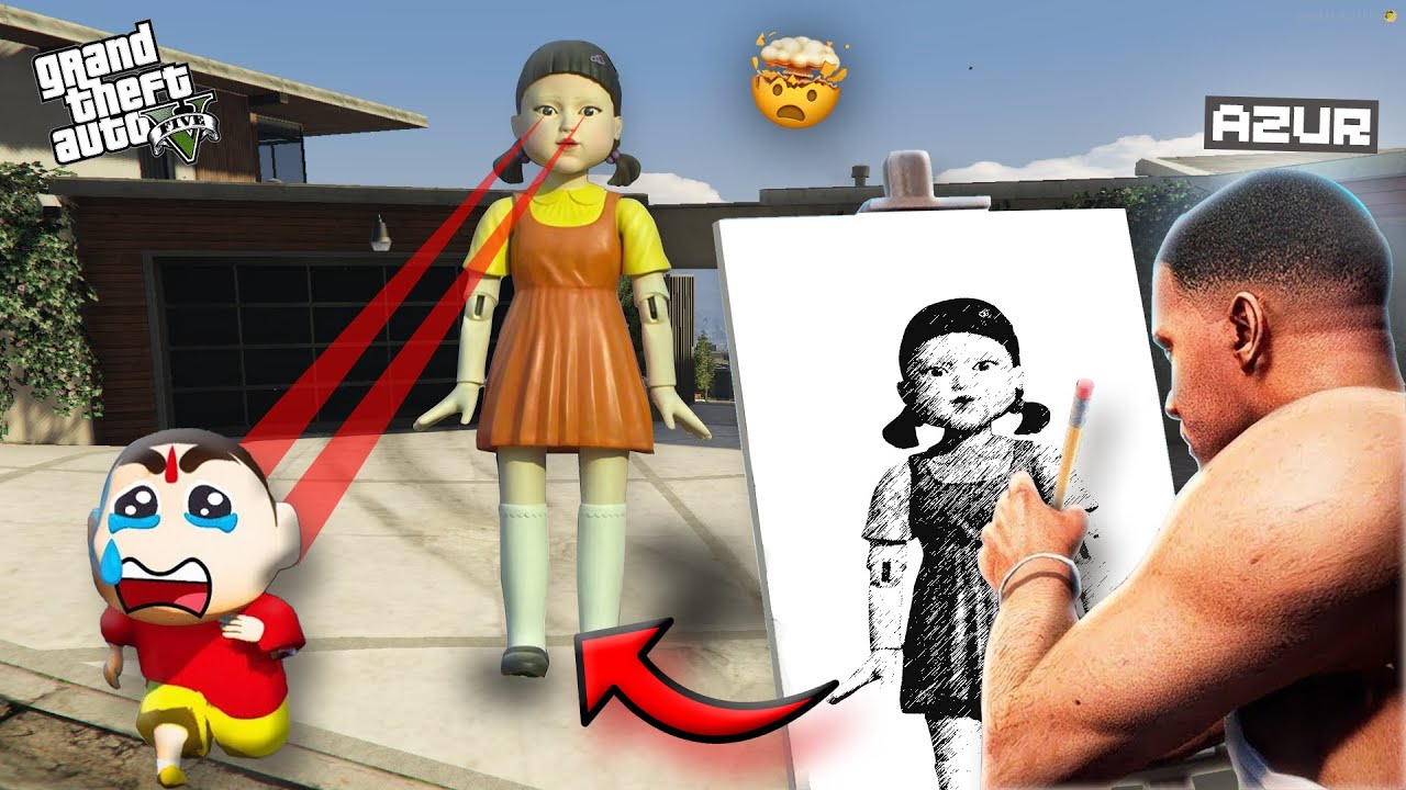 GTA5: SHINCHAN'S MAGICAL DRAWING  BECOMES REAL