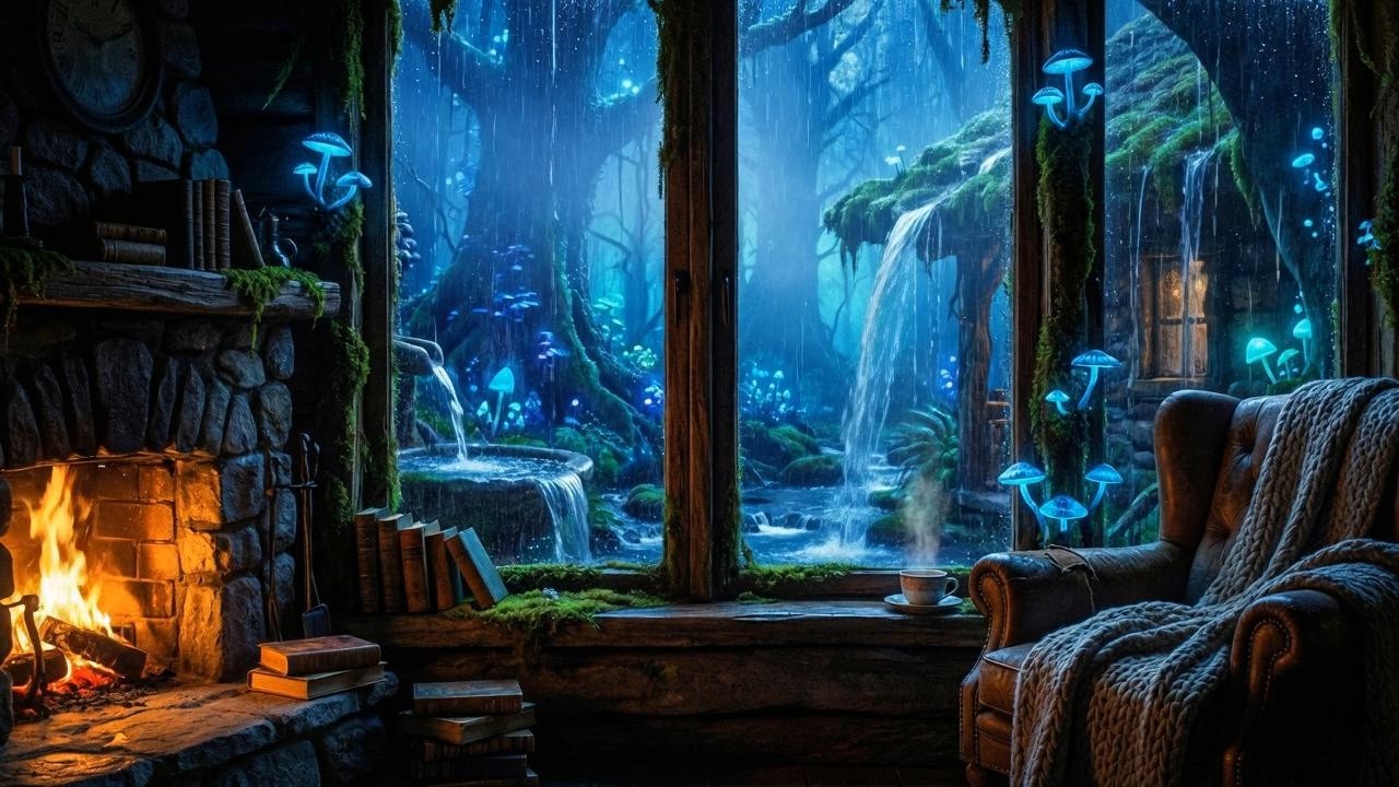 Sleep Fast Heavy Rain Ambience 🌧️ | Deep Relaxation Audio