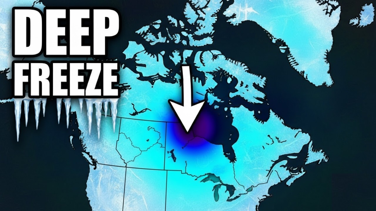 🚨 BREAKING: Polar Vortex Splits — Canada Faces -50°C Wind Chill Tonight