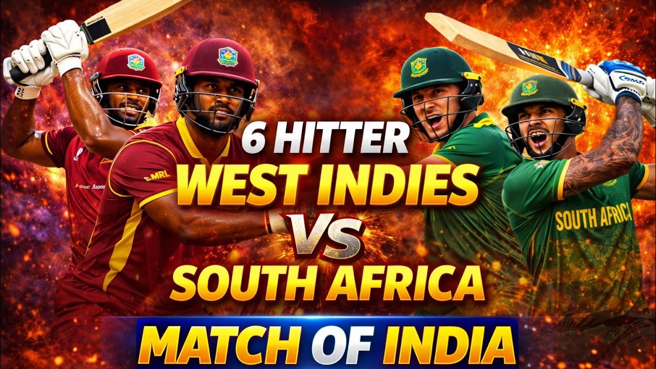 WI vs SA LIVE | Super 8 Thriller | T20 World Cup 2026 | Semifinal Race On 🔥