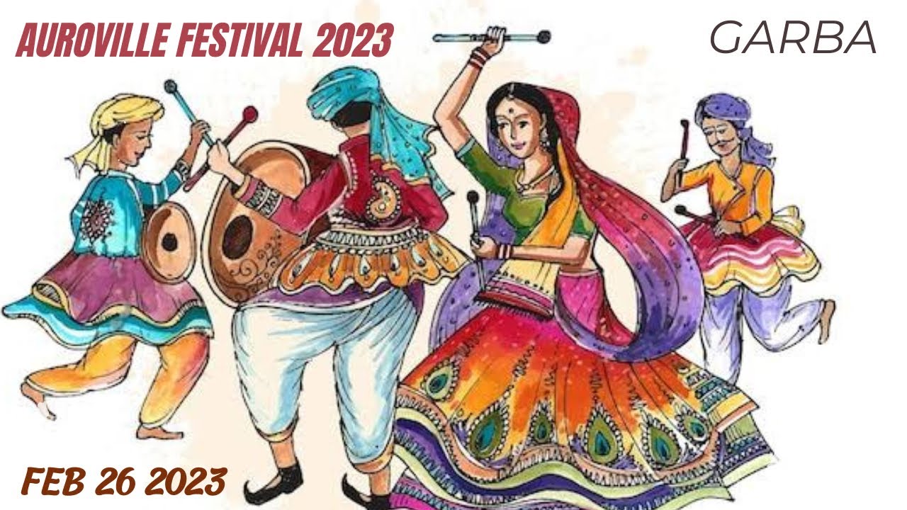 Auroville Festival 2023 @ Bharat Nivas , Auroville | Pondicherry | Garba 💃| Rangleela Group