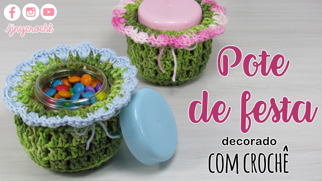 Lembrancinha de crochê para aniversário | passo a passo - JNY Crochê