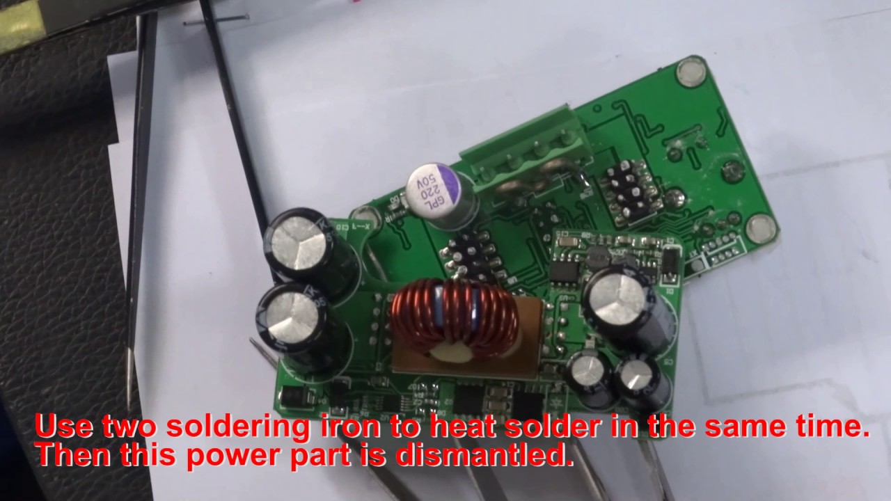 How to replace P-MOS power parts of DPS5005 or DP50V5A