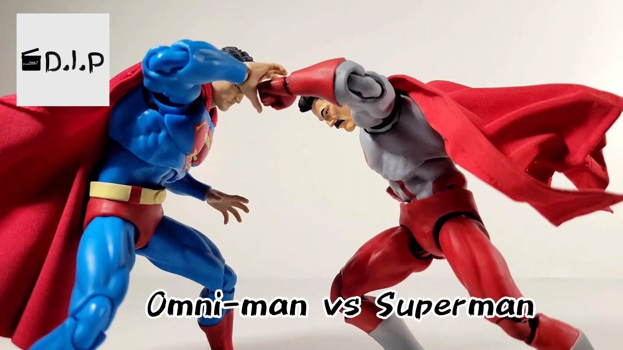 Superman vs Omni Man | Stop-motion |