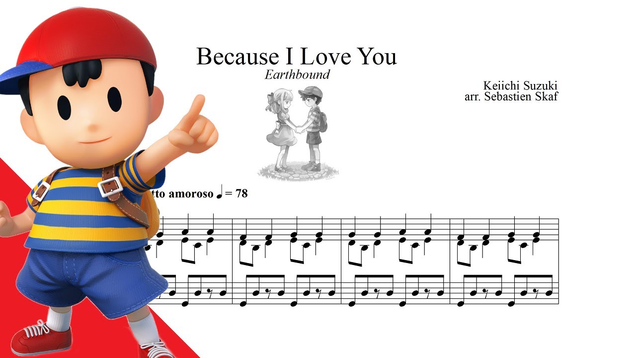 Because I Love You  |  Earthbound Piano cover