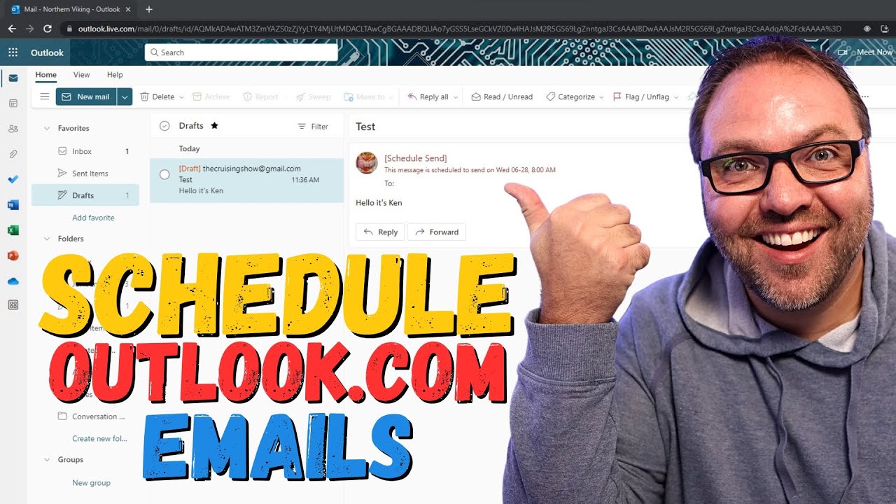 How to Delay Email in Outlook.com