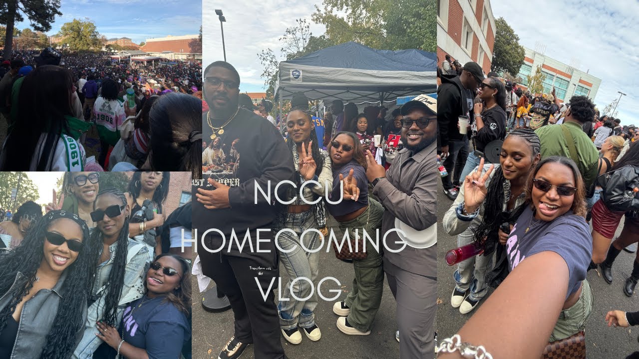 Homecoming Vlog '25 | Come with me to NCCU homecoming!