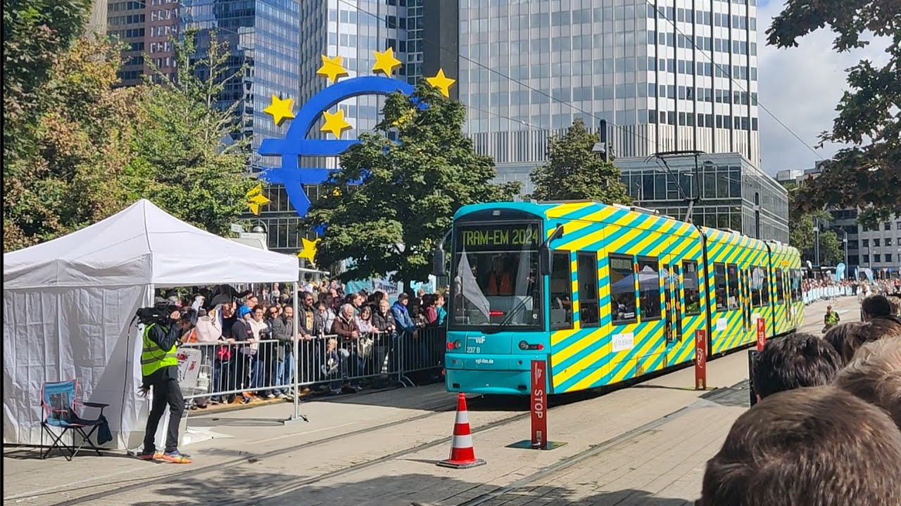 Wenn Straßenbahnen um die Wette fahren - Tram EM 2024 in Frankfurt | Mali