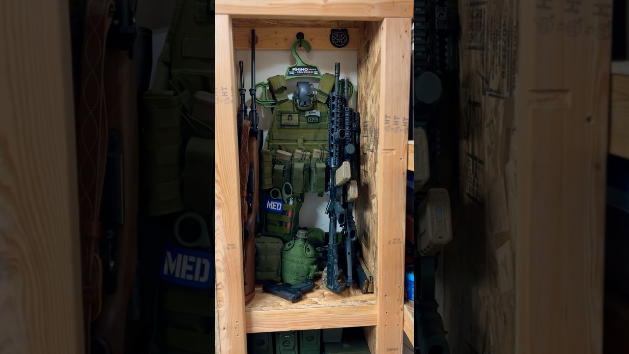 Шкафчик для оружия &laquo;Минитмен&raquo; &mdash; кладовая для выживания. #prepper #shtf #ww3