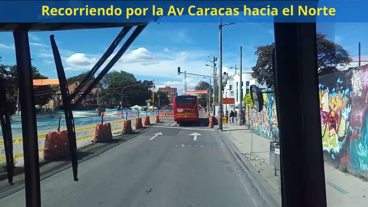 RECORRIDO EN TRANSMILENIO DESDE LA ESTACIÓN DELCONCEJO DE BOGOTA HASTA LA AUTOPISTA NORTE  PARTE 1 1