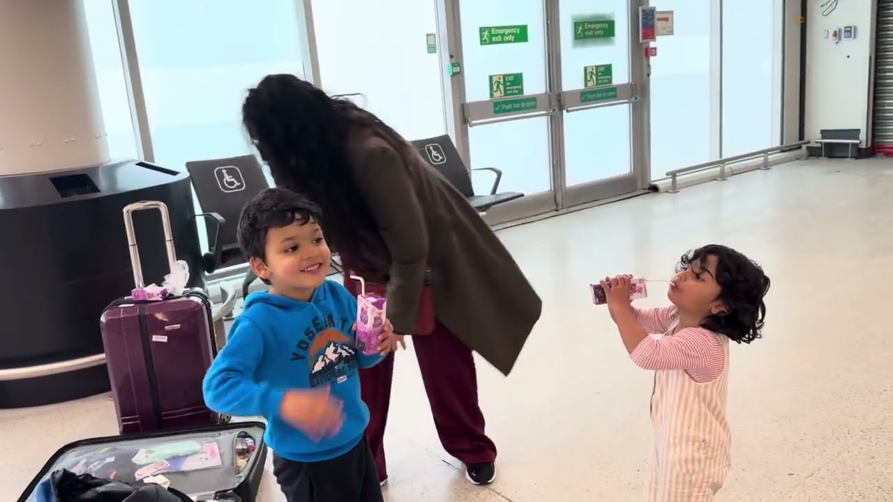 FINALLY REACHED DESTINATION | Part 2 | Trvelling with 3 kids | Life of Sana & Hussain