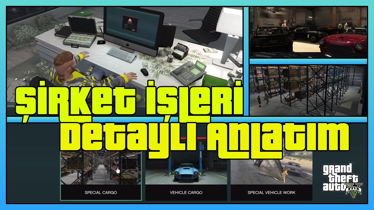 ŞİRKET İŞLERİ DETAYLI ANLATIM !! CEO OLARAK PARA KAZANMA !! GTA V ONLINE