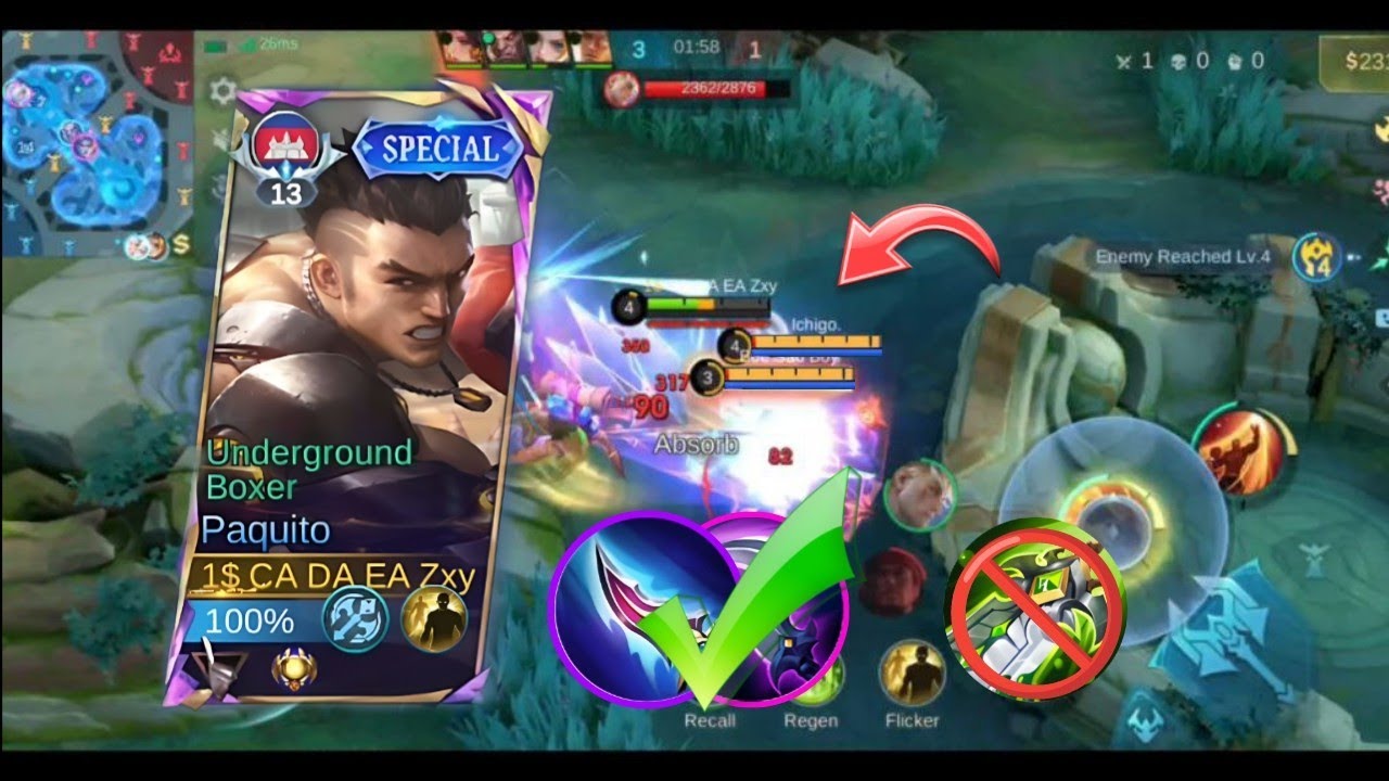 PAQUITO THE BEST BUILD ITEMS CARE ALL TEAM 💥