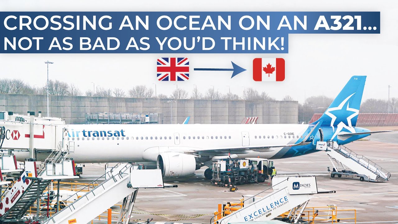 TRIPREPORT | Air Transat (ECONOMY) | London Gatwick - Toronto Pearson | Airbus A321LR