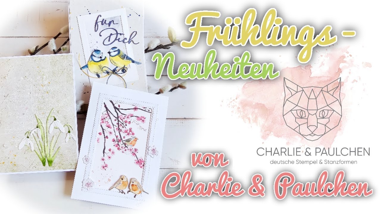 Frühlingsneuheiten - Produktvorstellung und Karte basteln mit Catzi