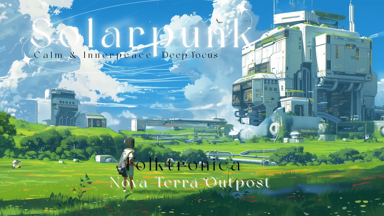 Nova Terra Outpost | Gentle Folktronica Music | Focus & Calm 🌿🌻
