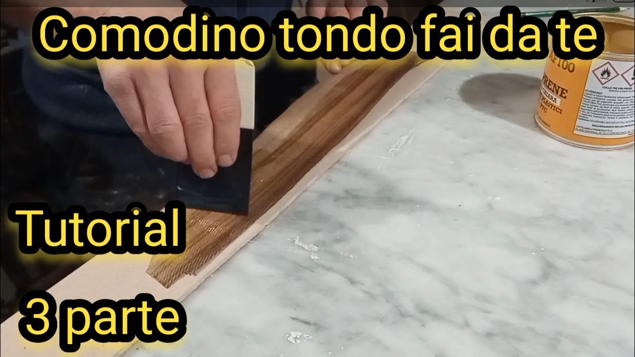 Come fare un comodino tondo fai da te tutorial 3parte