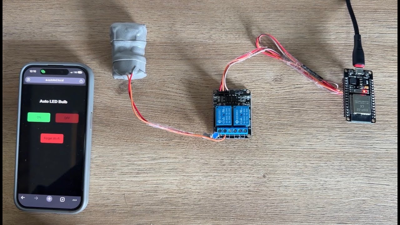 ESP32 Switch Control Using Web Interface