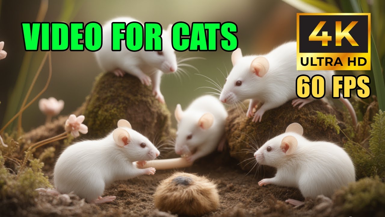 🎶 Nature Sounds & Wild Mice | Relaxing Video for Cats to Watch