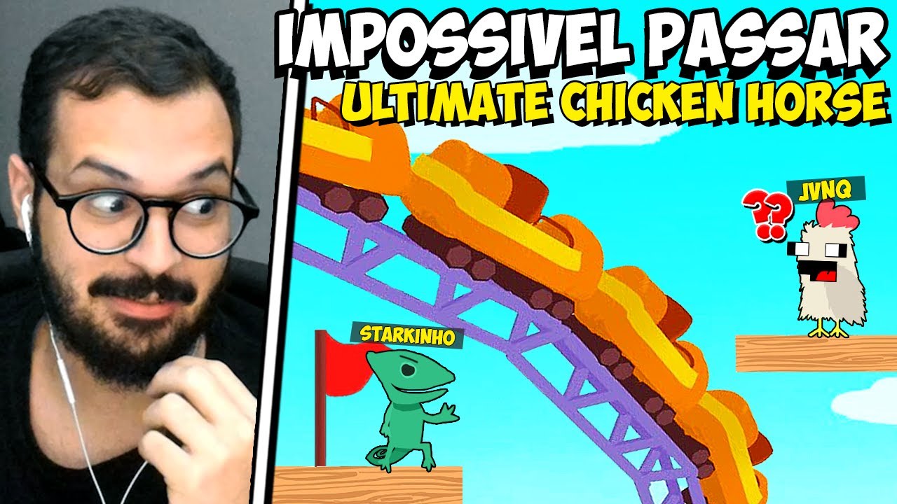 ELE FECHOU A FASE PRA VENCER | ULTIMATE CHICKEN HORSE