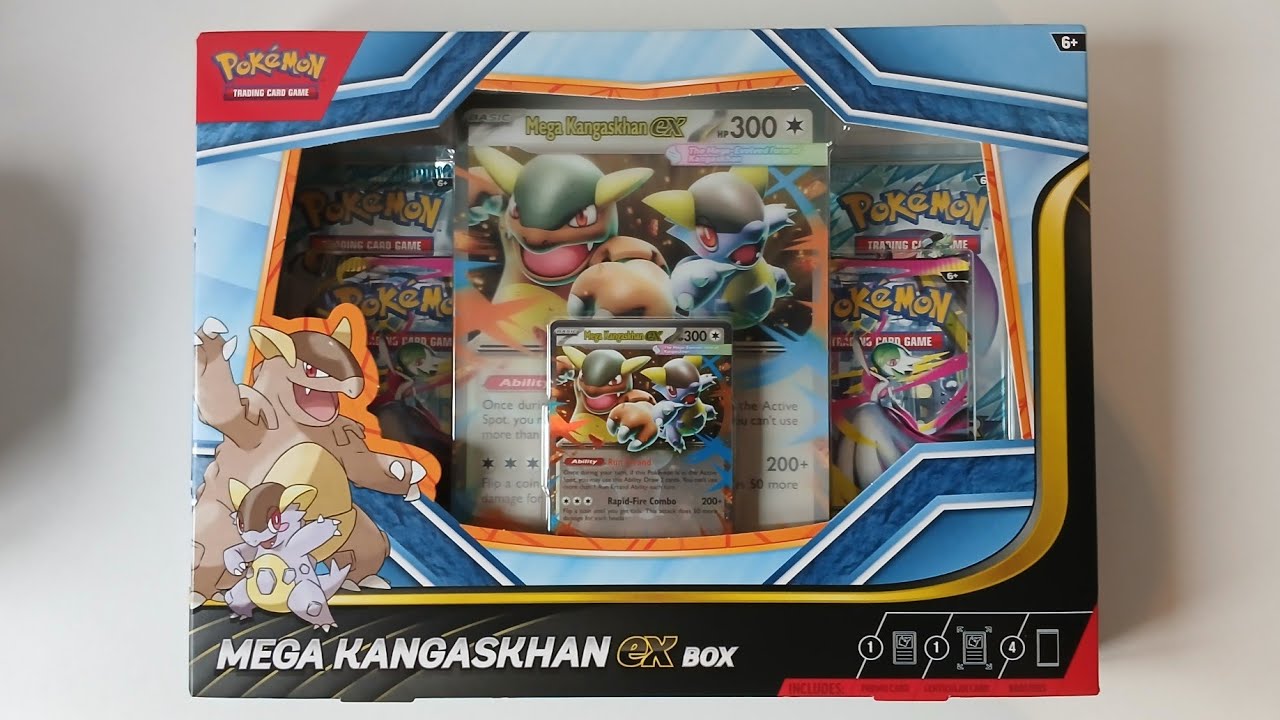 Unboxing the Brand New Mega Kangaskhan ex Box!!