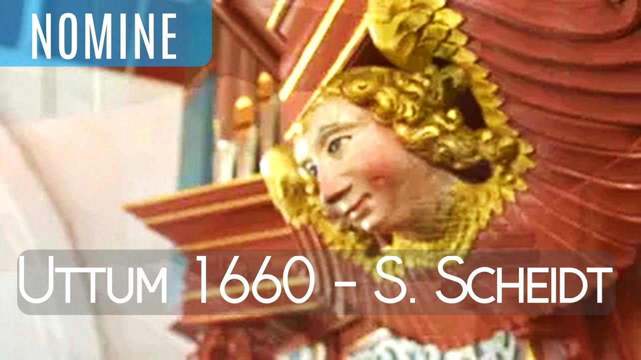 Uttum in Ostfriesland Orgel von 1660 - Samuel Scheidt - Alamanda 10 Variationen | Thiemo Janssen
