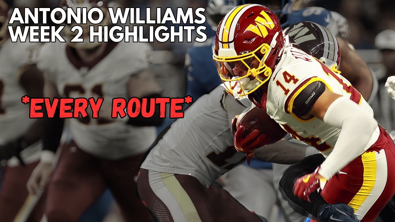 Antonio Williams Preseason Week 2 Highlights 💥 | Lions vs Commanders
