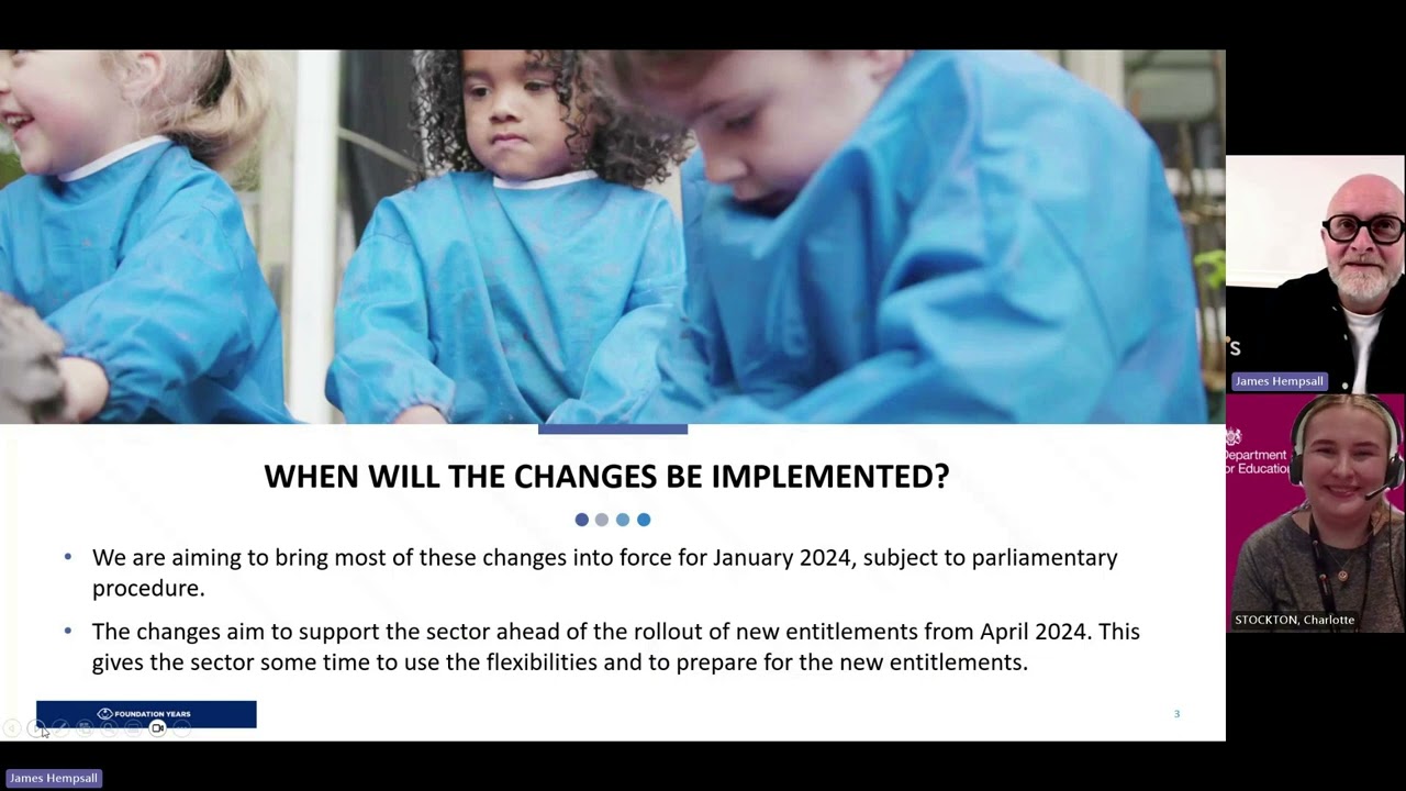 EYFS 2024 Regulatory Changes
