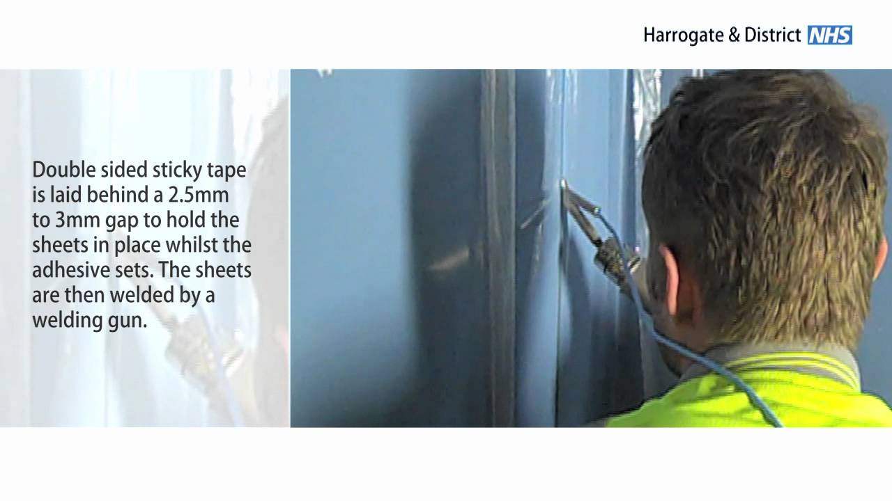 Welded Joint Hygienic Wall Cladding