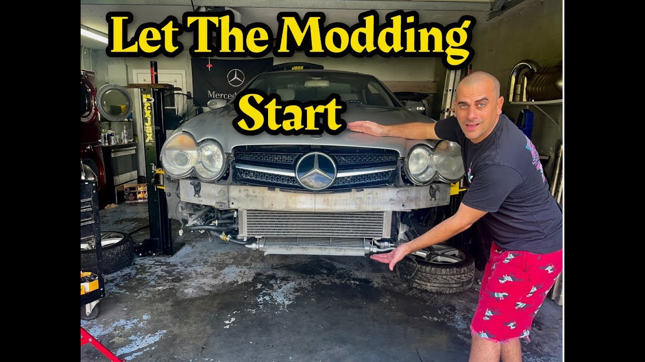 Stage 2 Cooling Mods On My SL55 AMG