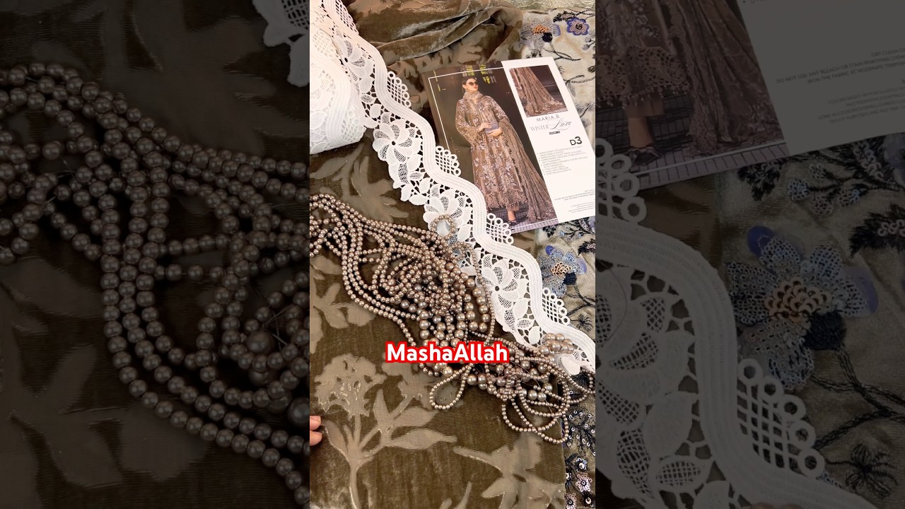 Maria b Luxury Velevt Collection Dress Designing Details 