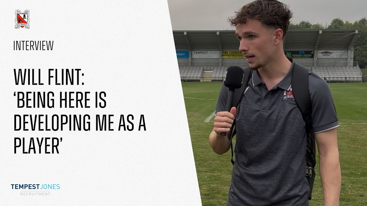 Will Flint - 'Being here is developing me as a player'.