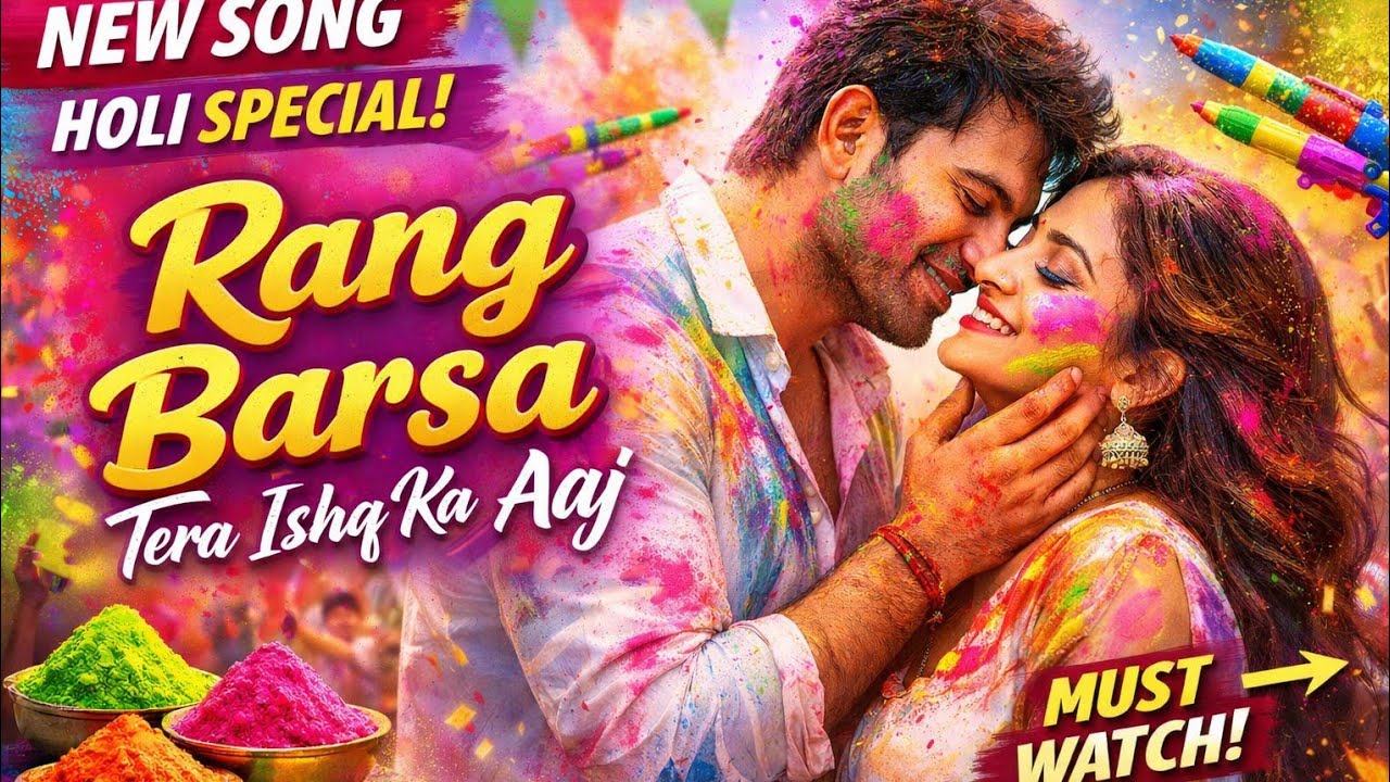 Rang Barse Tere Ishq Ka Aaj 🌸 | Holi Special Romantic Song 2026 | New Holi Song