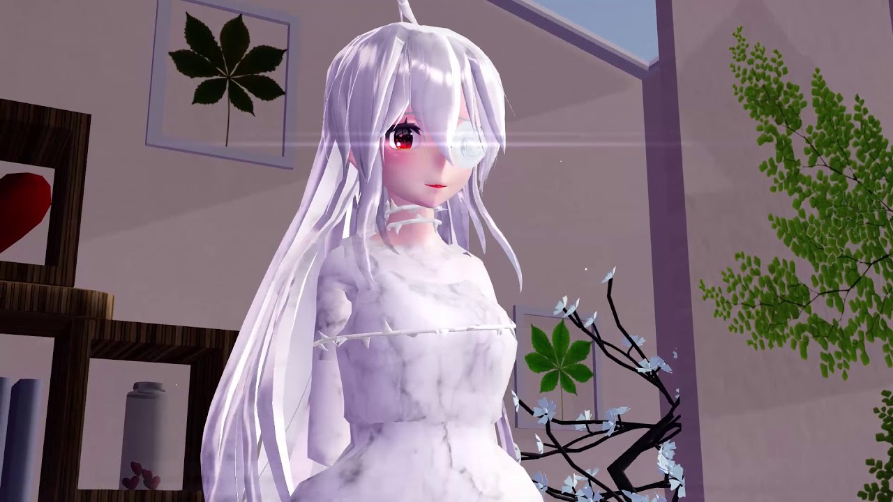 被藤蔓缠绕的少女